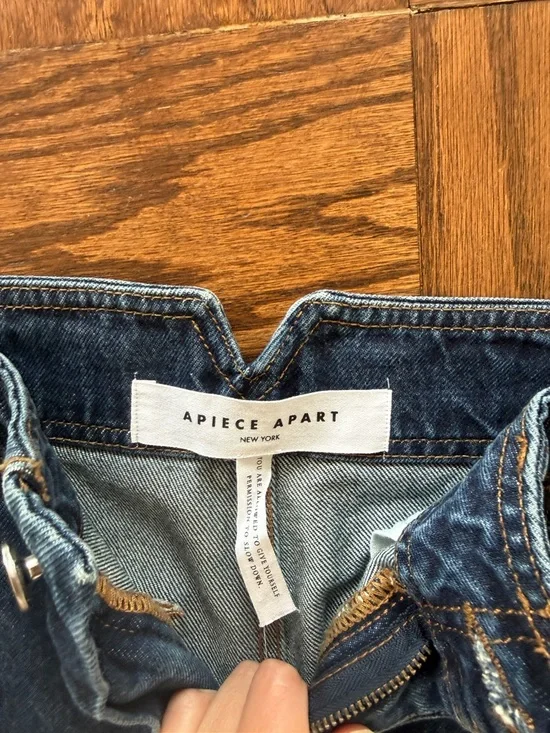 Apiece Apart women’s Dark Blue Skate Jeans - Picture 2 of 2